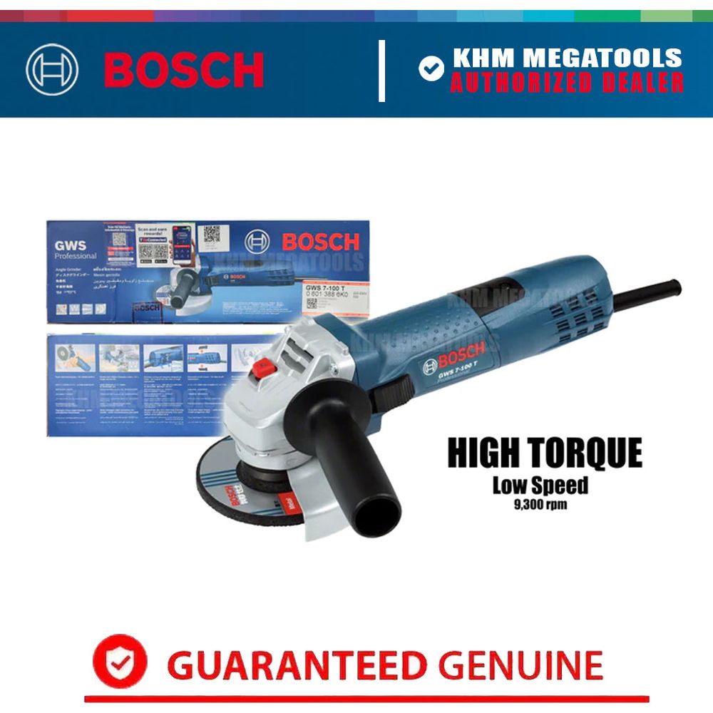 Bosch GWS 7-100 T High Torque Angle Grinder 4