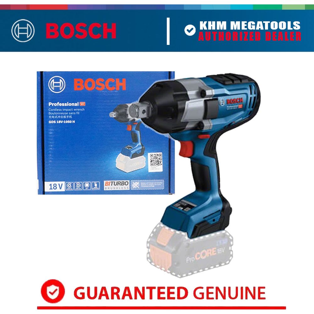 Bosch GDS 18V-1050 H Brushless Cordless Impact Wrench 3/4