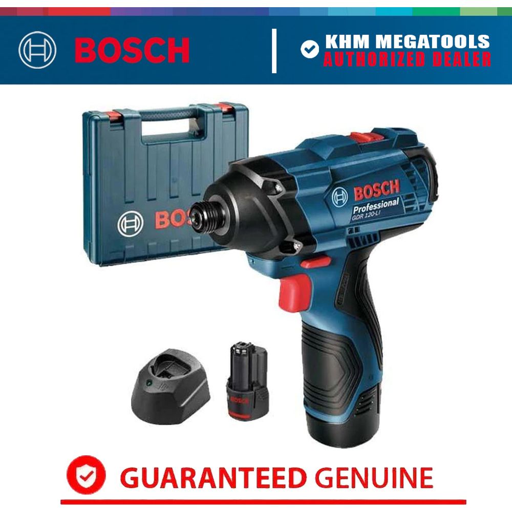 Bosch GDR 120 V-Li Cordless Impact Driver 100Nm 12V [Contractor's Choice] | Bosch by KHM Megatools Corp.