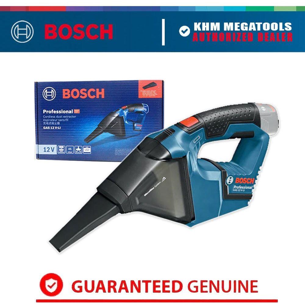 Bosch GAS 12 V-Li Cordless Vacuum Cleaner 350ml 12V (Bare) | Bosch by KHM Megatools Corp.