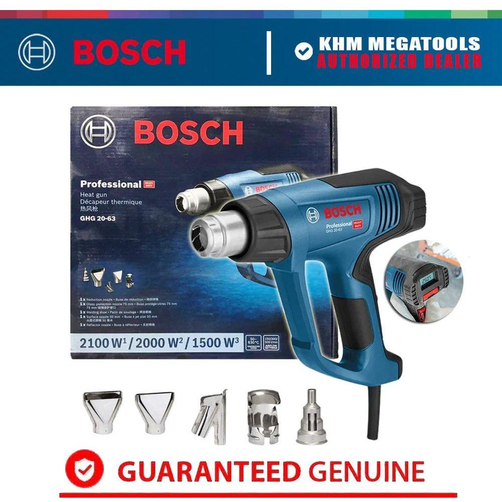 Bosch GHG 20-63 Heat Gun / Hot Air Gun (with Heat Control) 2000W | Bosch by KHM Megatools Corp.