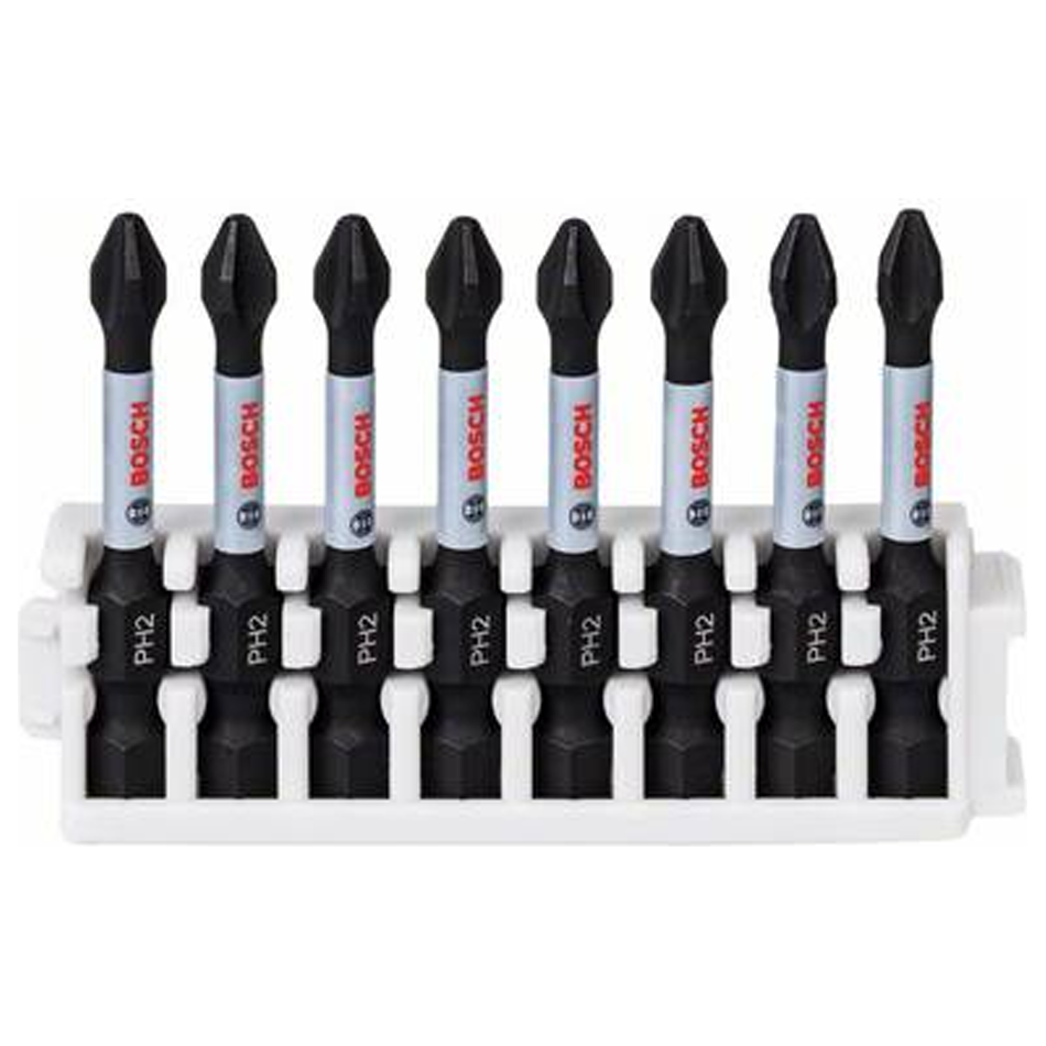 Bosch Impact Power PH2 Screwdriver Bit 50MM Set 8Pcs (2608522330)