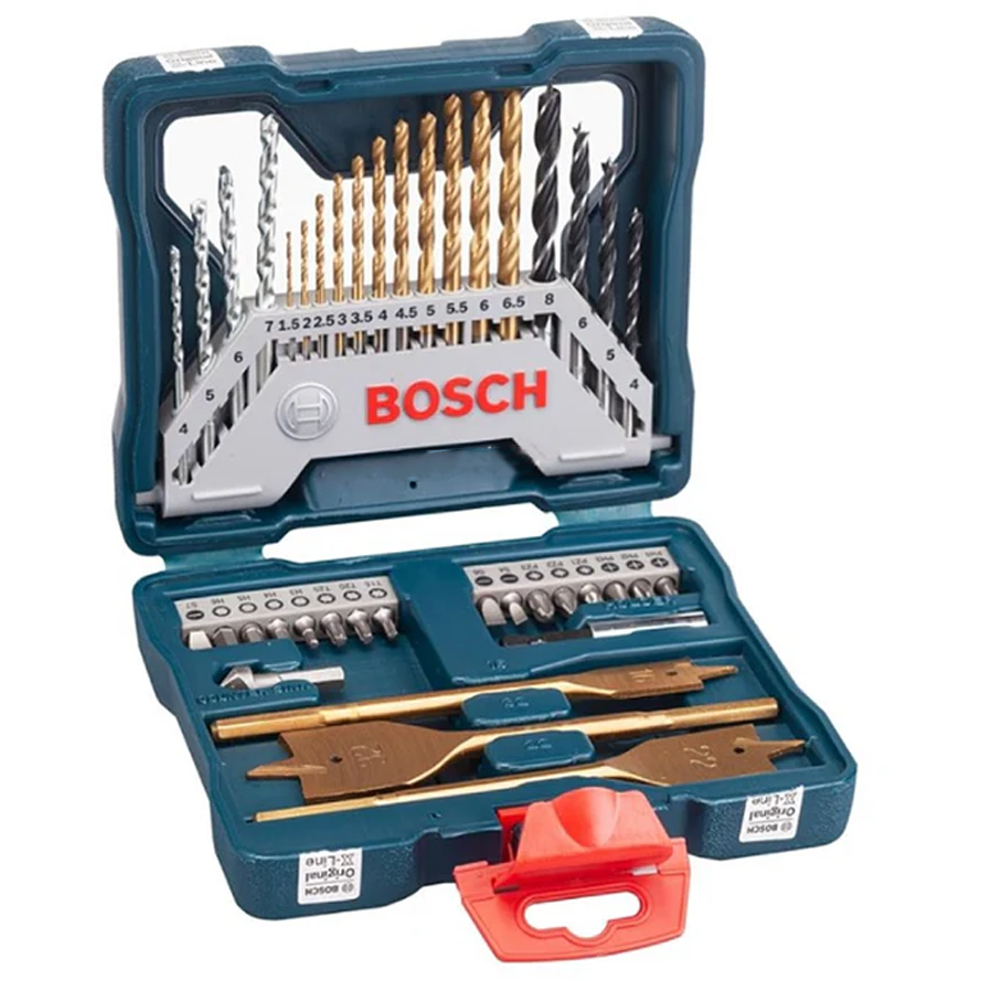 Bosch Premium X-Line Combination Drill bits and Accessory kit Set 40pcs (2607017512) | Bosch by KHM Megatools Corp.