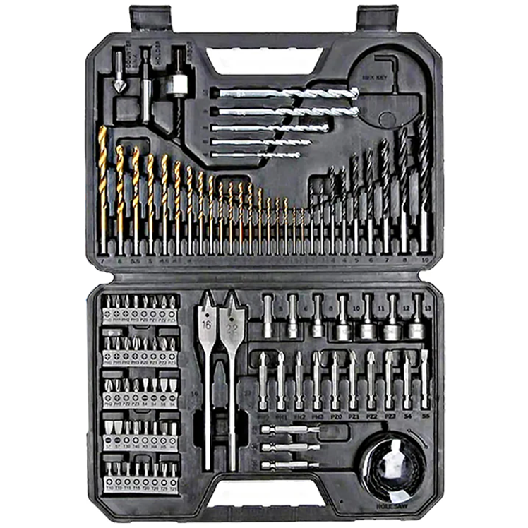 Bosch Premium Mixed Accessory Set and Titanium Drill Bits 103pcs (2608594070) | Bosch by KHM Megatools Corp.