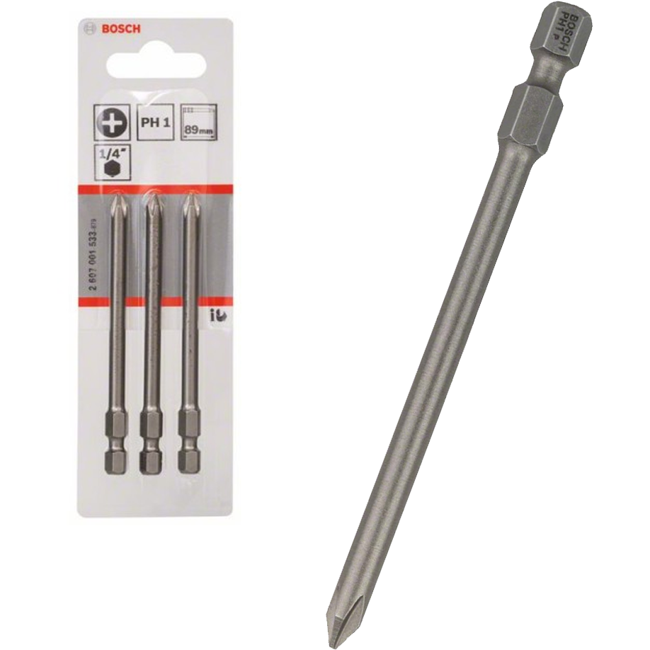 Bosch Extra Hard Screwdriver Bits 3pcs | Bosch by KHM Megatools Corp.