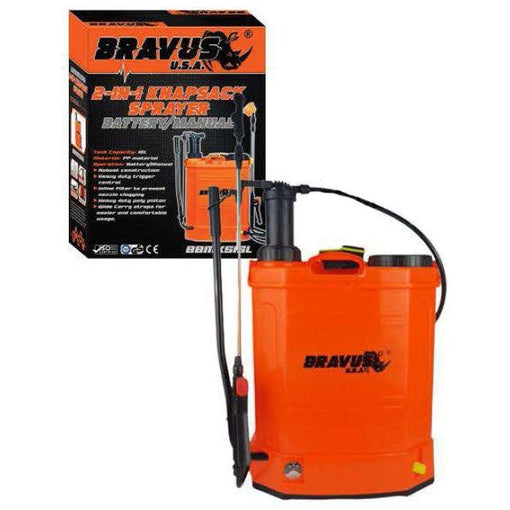 Bravus BBMKL16SL 2in1 Battery / Manual Knapsack Sprayer 16L - KHM Megatools Corp.