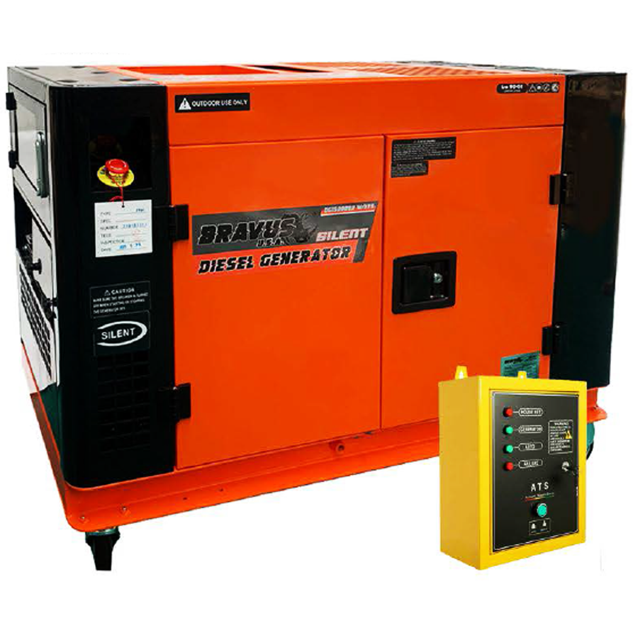 Bravus DG15000BR Diesel Generator Silent Type 15KVA