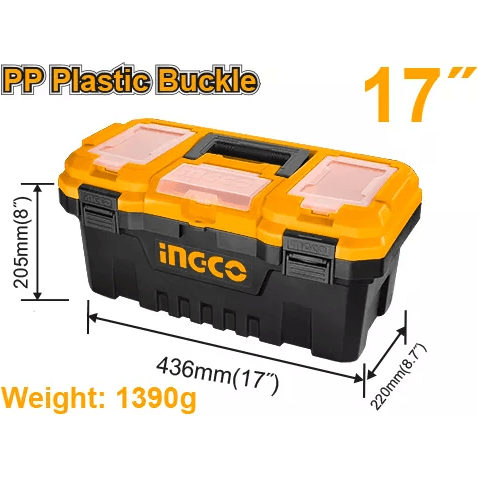 Ingco PBX1701 Plastic Tool Box 17