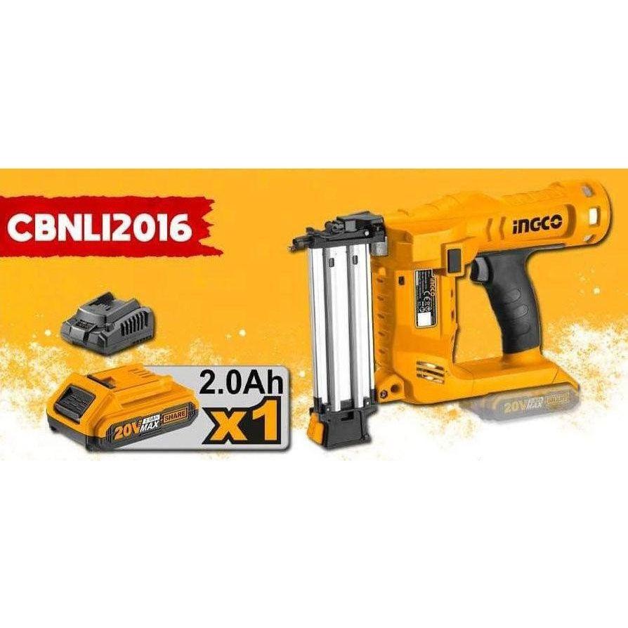 Ingco CBNLI2016 Cordless Brad Nailer Kit - KHM Megatools Corp.