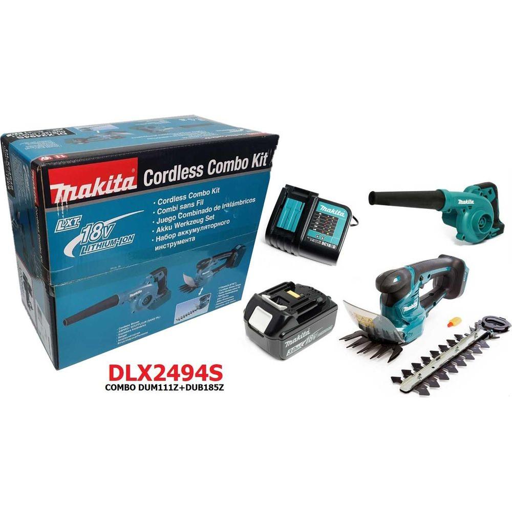 Makita DLX2494S 18V Cordless Combo DUM11Z + DUB185Z Kit Set [Grass Trimmer + Blowe] - KHM Megatools Corp.