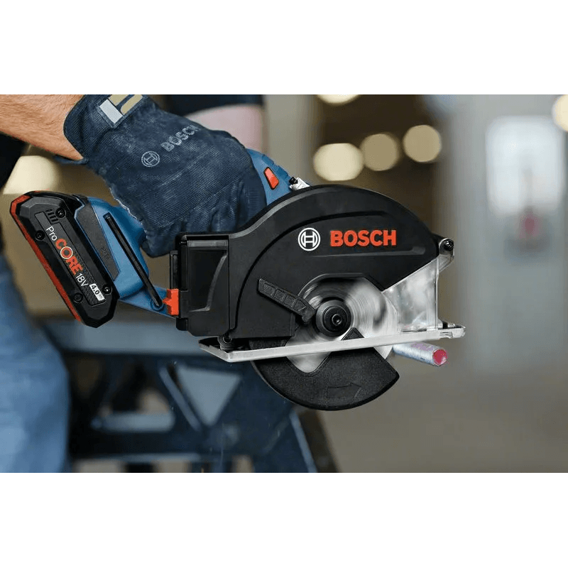 Bosch GKM 18V-50 Cordless Circular Saw for Metal / Metal Cutter 136mm 18V (Bare) - KHM Megatools Corp.