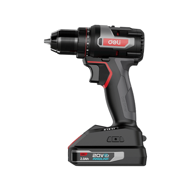 Deli EDE-DZ20-1D2 Li-Ion Cordless Drill (10mm) 3/8