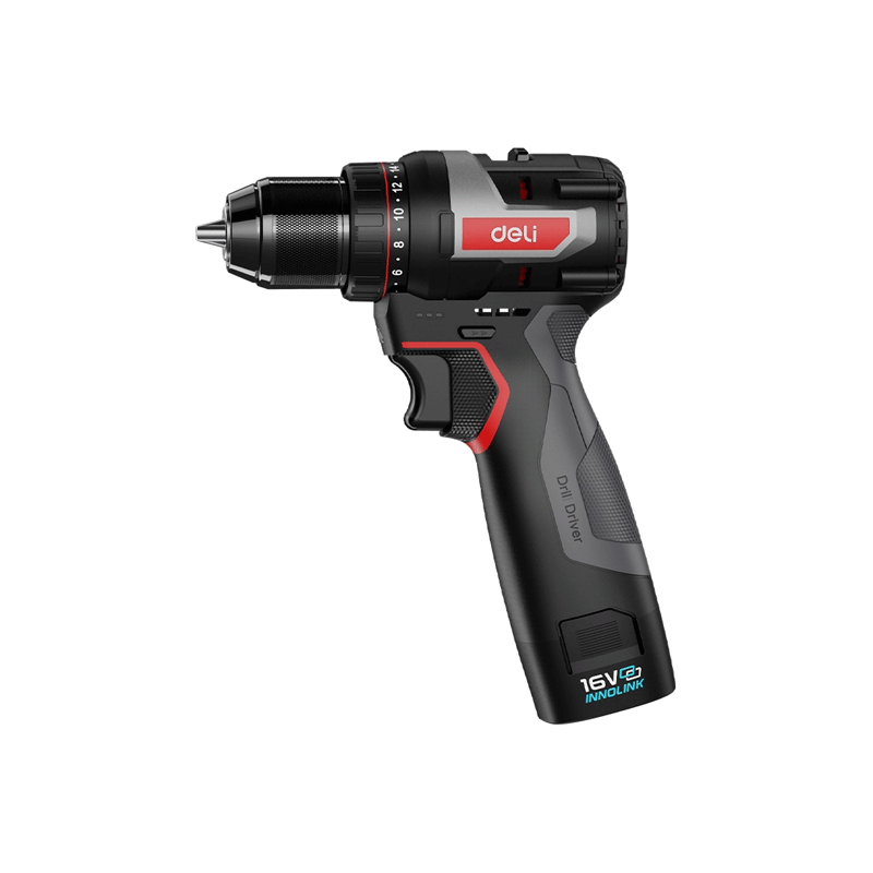 Deli EDE-DZ16-1D2 Li-Ion Cordless Drill (10mm) 3/8