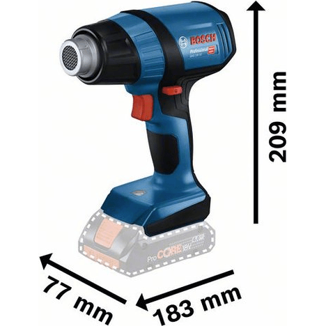 Bosch GHG 18V-50 Cordless Heat Gun 18V [Bare] (06012A6580) - KHM Megatools Corp.