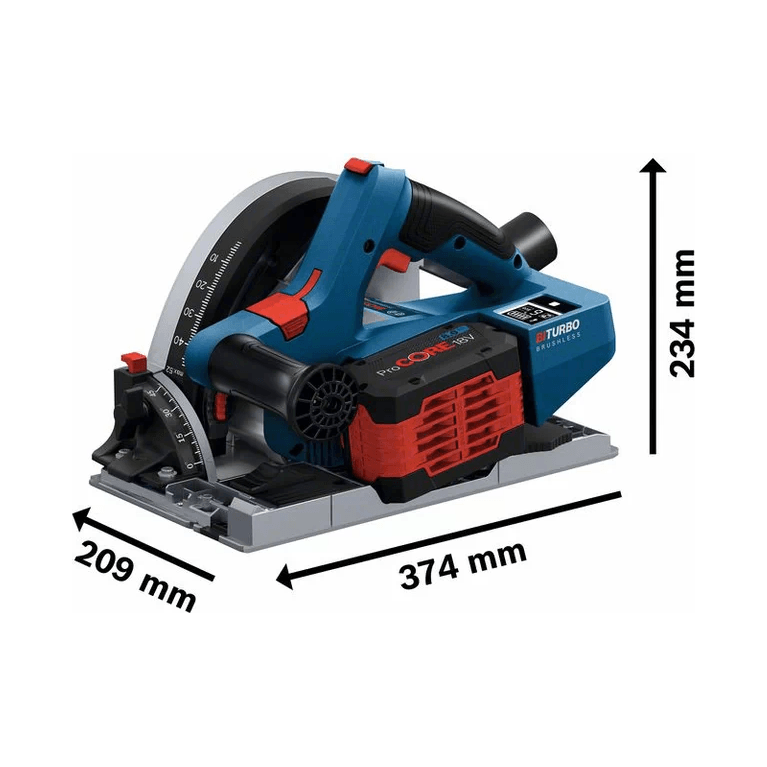 Bosch GKT 18V-52 GC Brushless Cordless Plunge Saw / Circular Saw 6-1/4