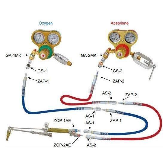 Koike Apollo Gold GA-2MK Flashback Arrestor (Fuel Gas) - KHM Megatools Corp.