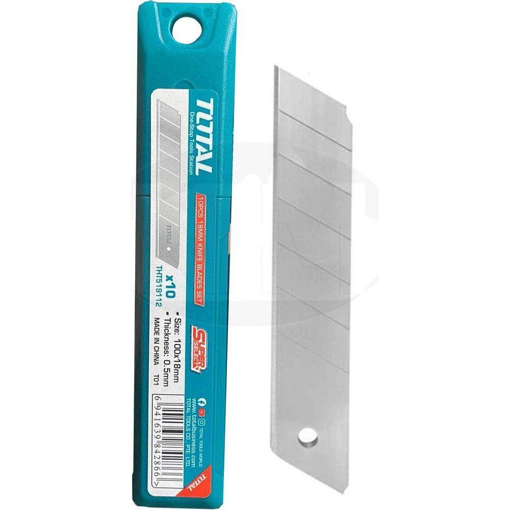 Total THT519112 10pcs Snap Off Cutter Knife Blade Refill (SS) - KHM Megatools Corp.