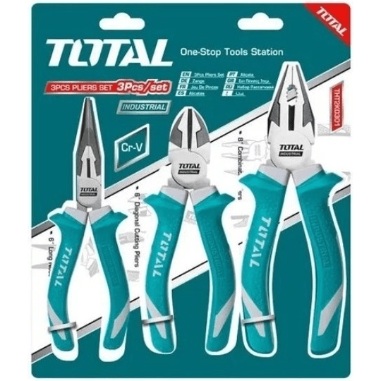 Total THT2K0301 3pcs Pliers Set | Total by KHM Megatools Corp.