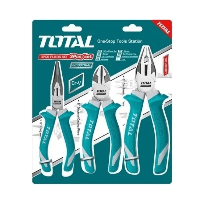 Total THT2K0301 3pcs Pliers Set | Total by KHM Megatools Corp.