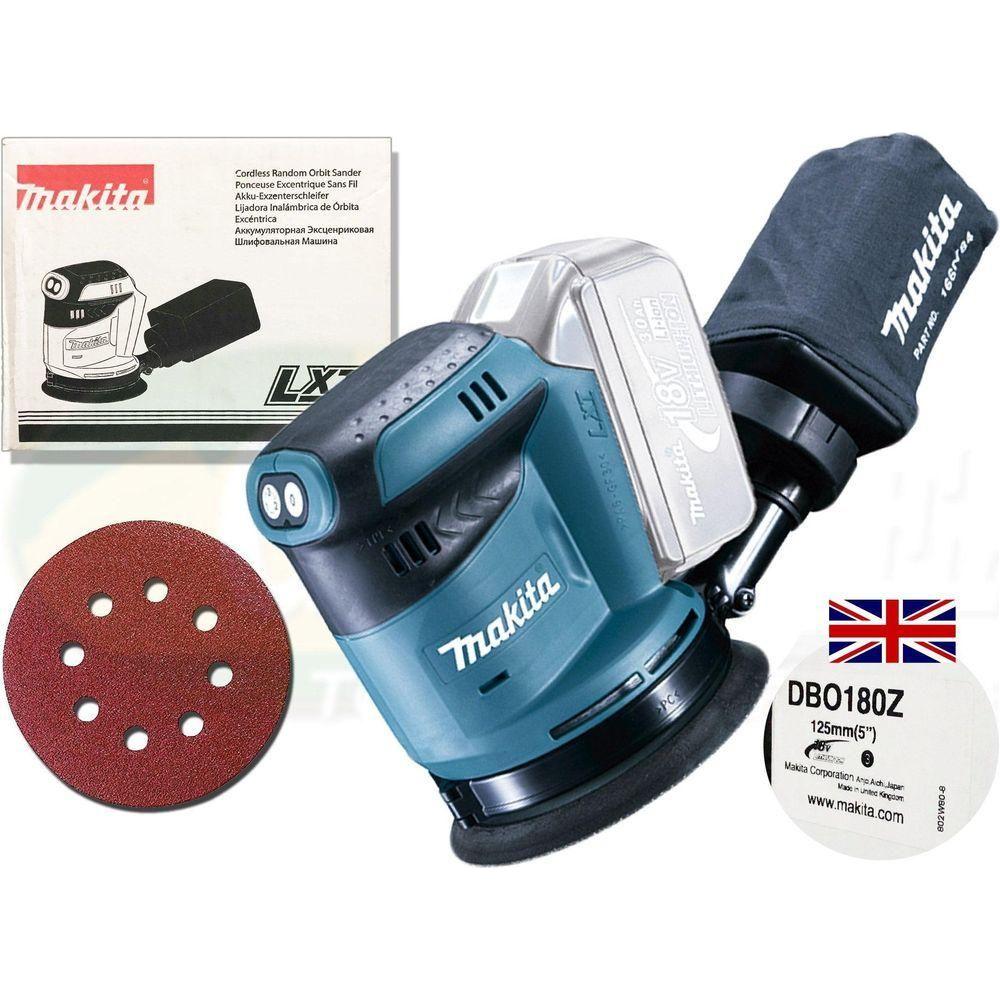 Makita DBO180Z 18V Cordless Random Orbit Sander (LXT-Series) [Bare] - Goldpeak Tools PH Makita