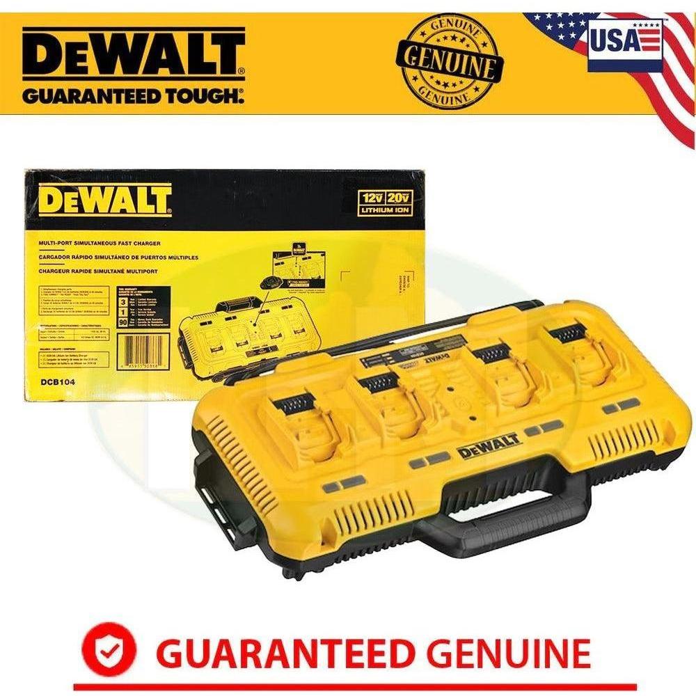 Dewalt DCB104 20V (18V) XR 4-Port Rapid Battery Charger - KHM Megatools Corp.