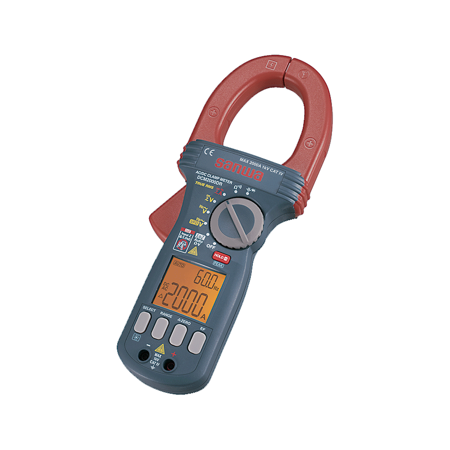 Sanwa DCM2000DR Digital Clamp Meter / Multi Meter [2000A] AC/DC+True RMS