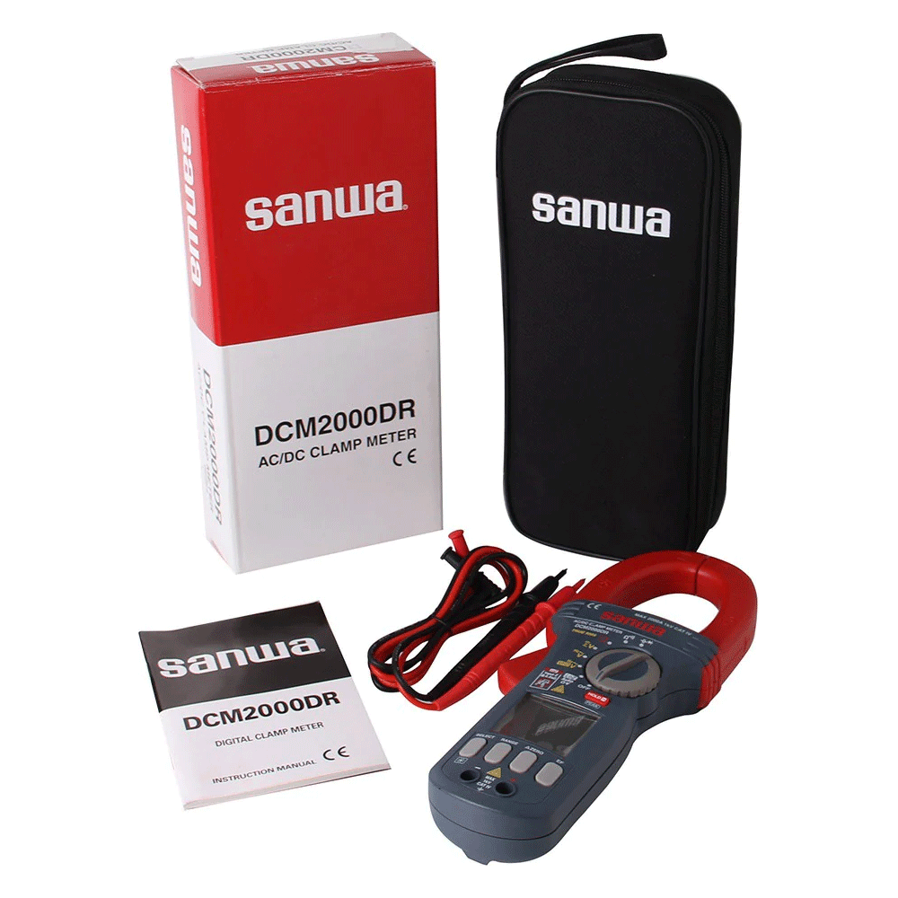 Sanwa DCM2000DR Digital Clamp Meter / Multi Meter [2000A] AC/DC+True RMS