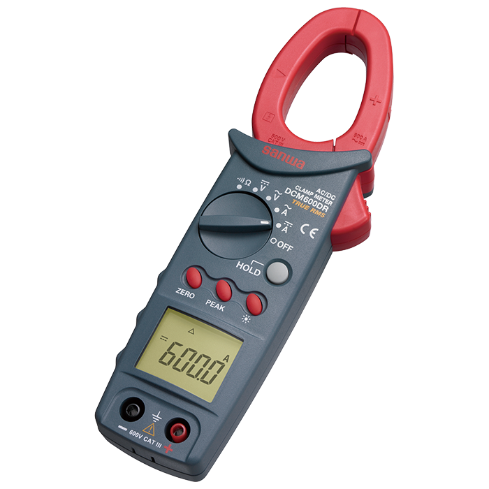 Sanwa DCM600DR Digital Clamp Meter / Tester [AC/DC 600A] True RMS | Sanwa by KHM Megatools Corp.