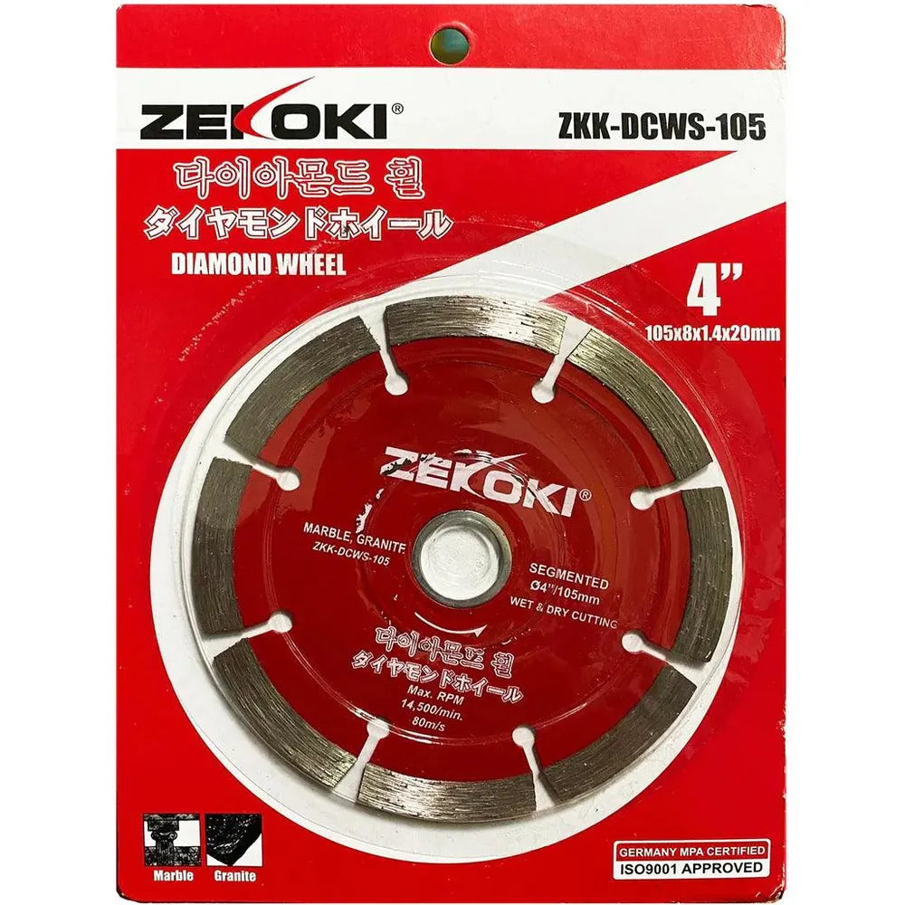 Zekoki ZKK-DCWS-105 Diamond Cut Off Wheel 4