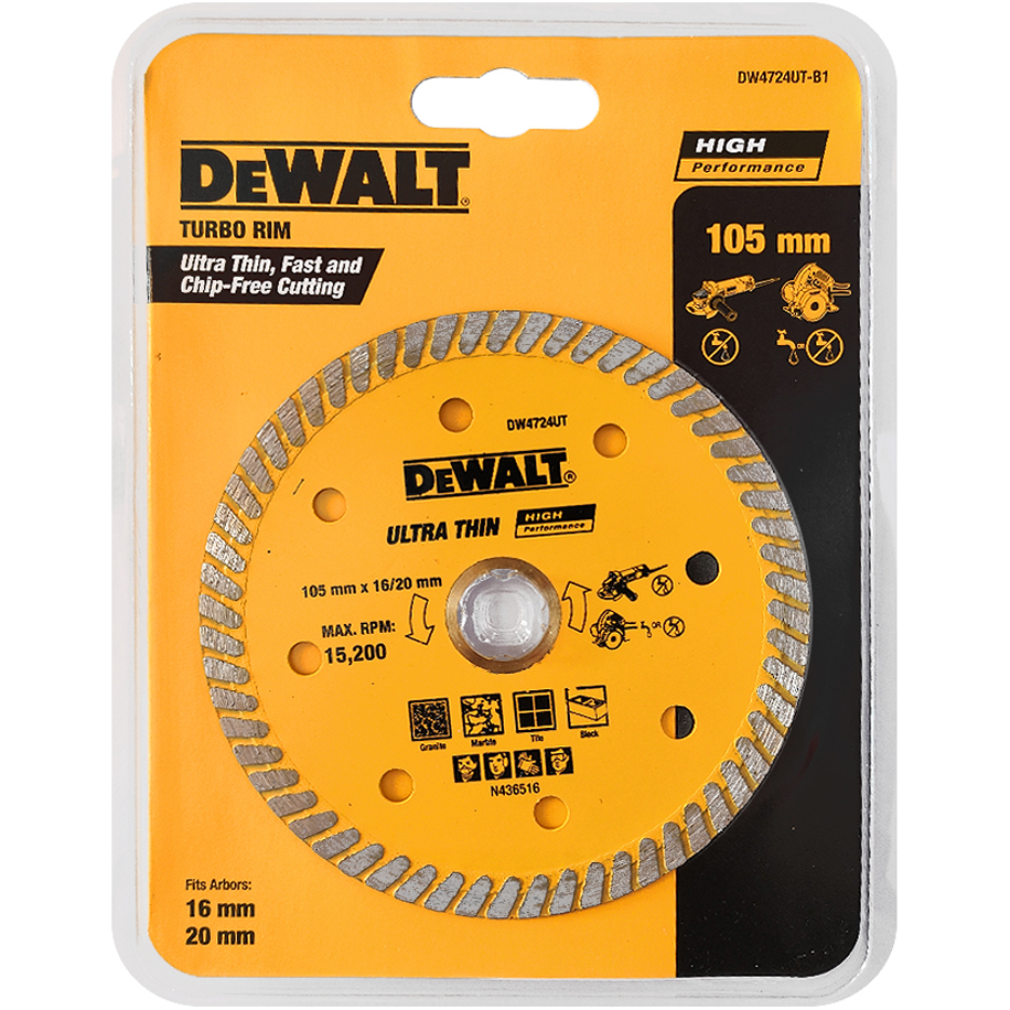 Dewalt DW4724UT Diamond Cutting Wheel 4