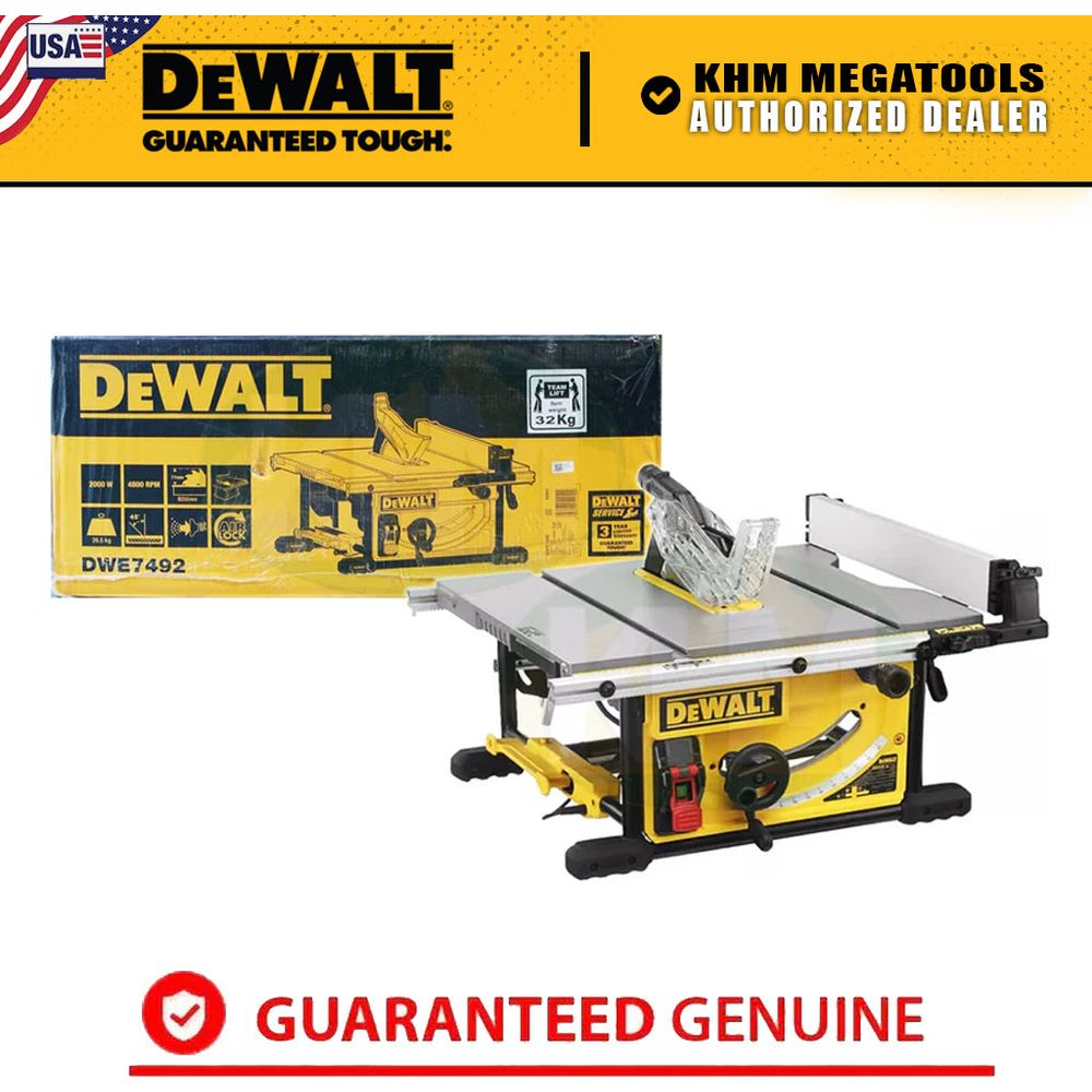 Dewalt DWE7492 Jobsite Table Saw 10