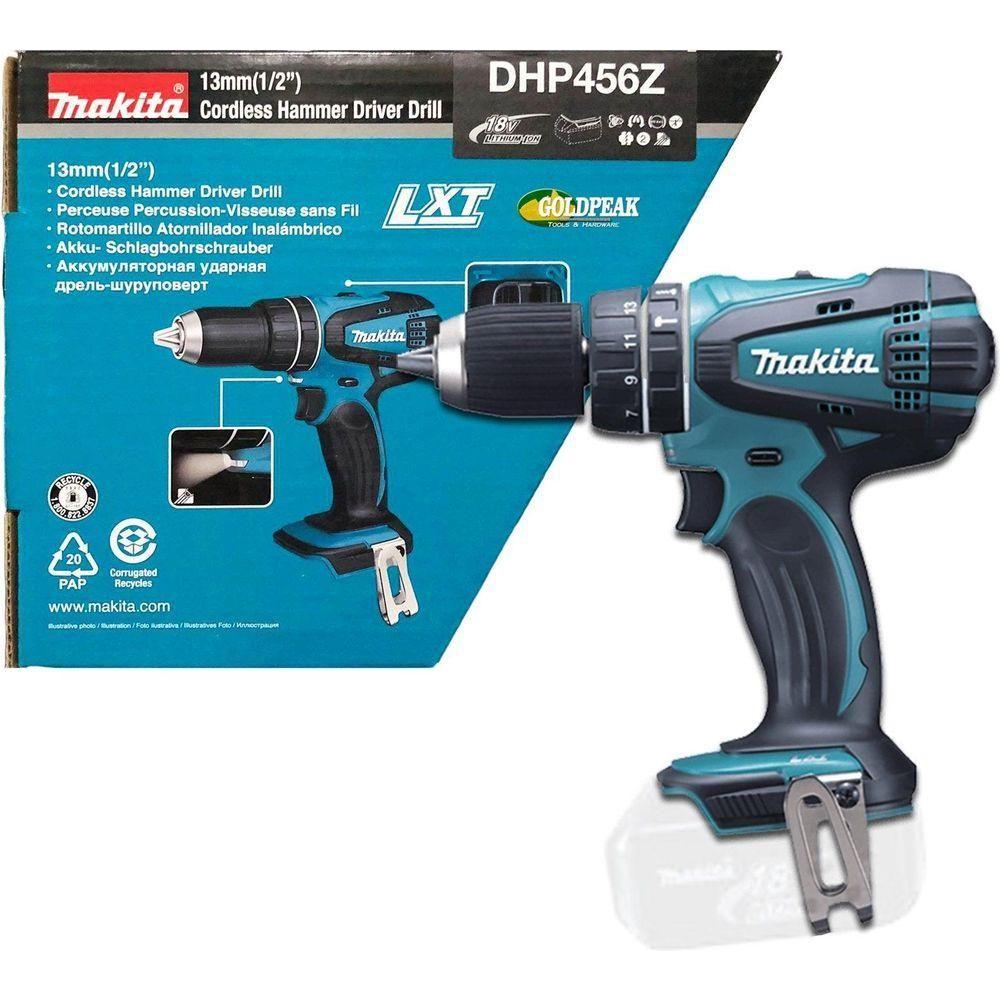 Makita DHP456Z 18V Cordless Hammer Drill [LXT-Series] (Bare) - Goldpeak Tools PH Makita