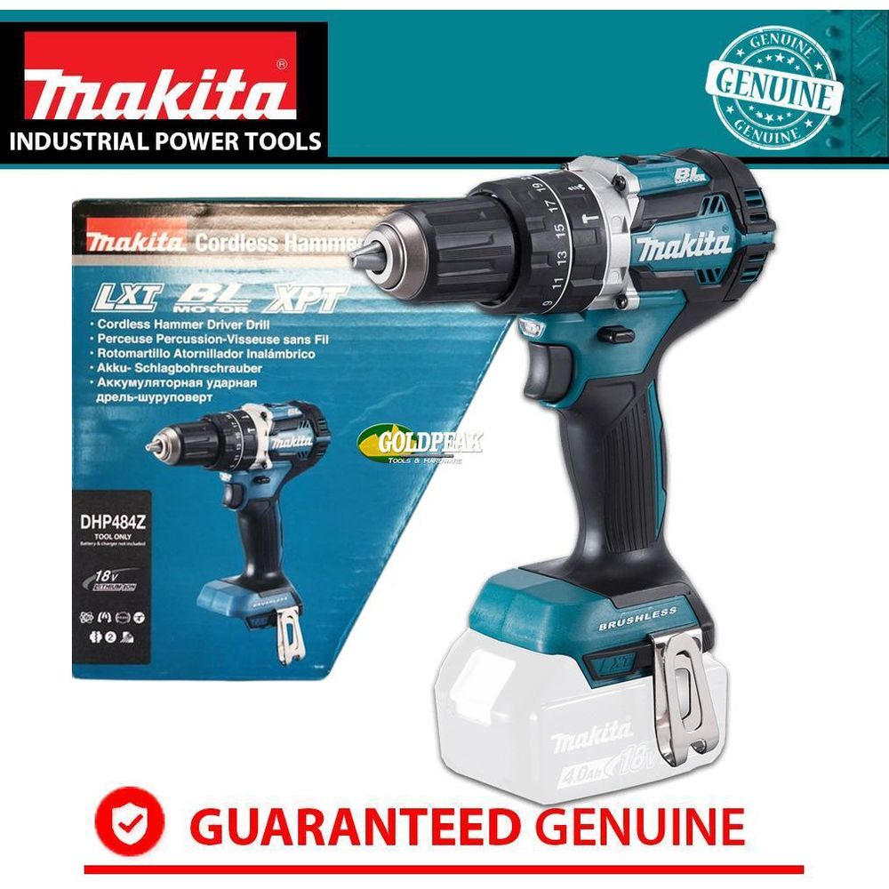 Makita DHP484Z Cordless Brushless Hammer Drill (LXT-Series) [Bare] - Goldpeak Tools PH Makita