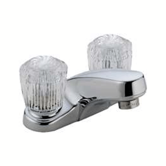 Delta Two Handle Centerset without Pop-up Acrylic Handle