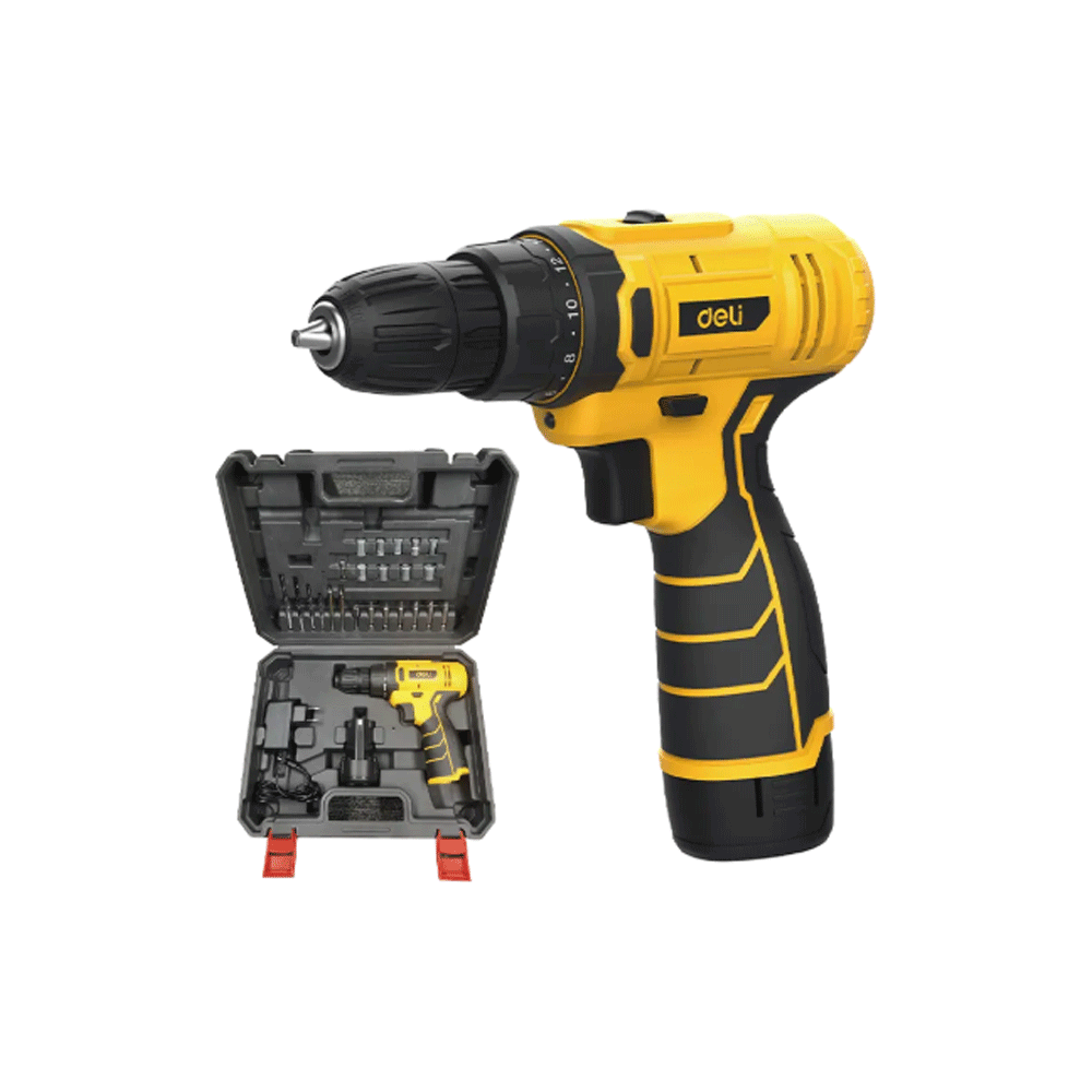 Deli EDL-DZ12-6A2 Cordless Drill 3/8