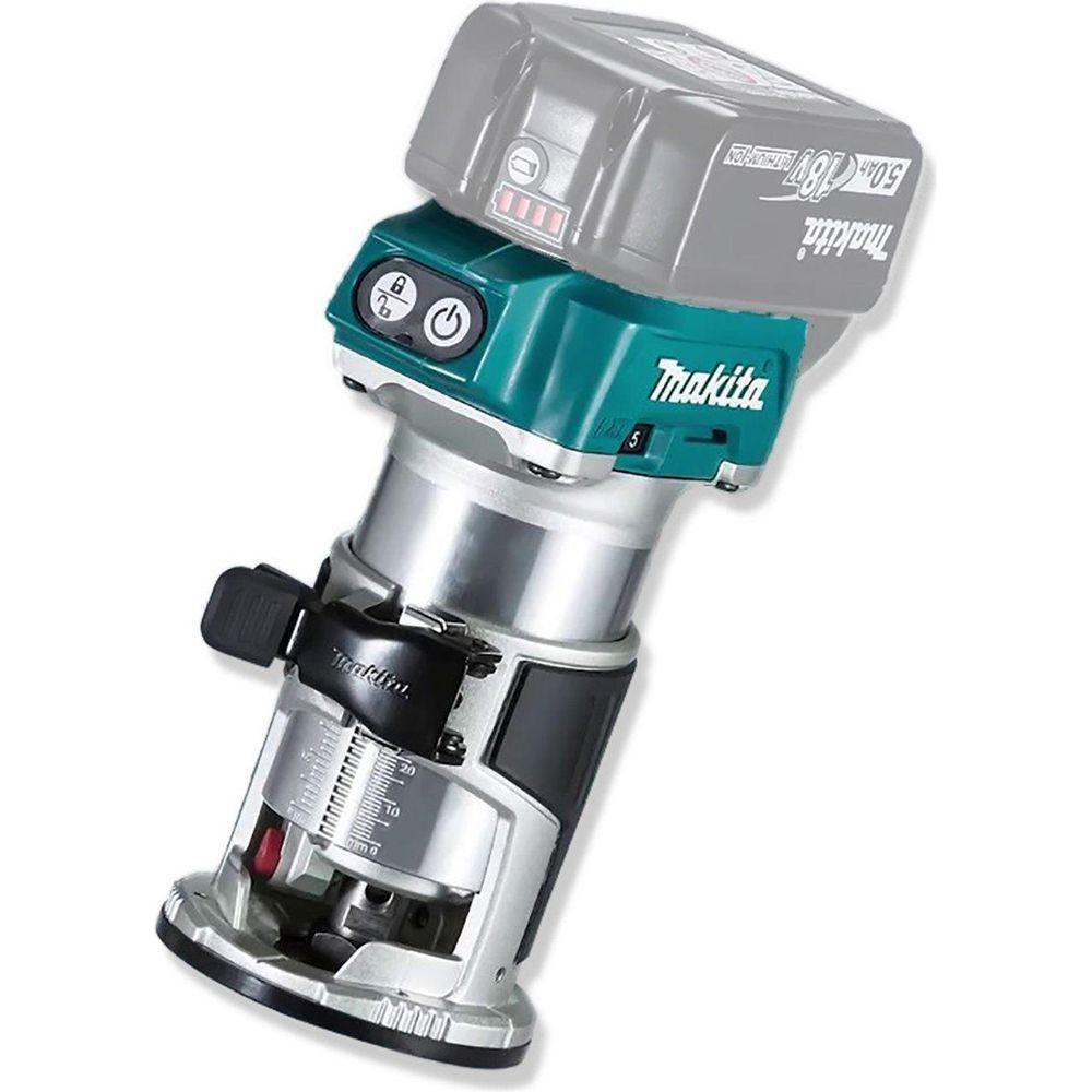 Makita DRT50Z 18V Cordless Brushless Laminate Trimmer / Palm Router (LXT-Series) [Bare] - Goldpeak Tools PH Makita