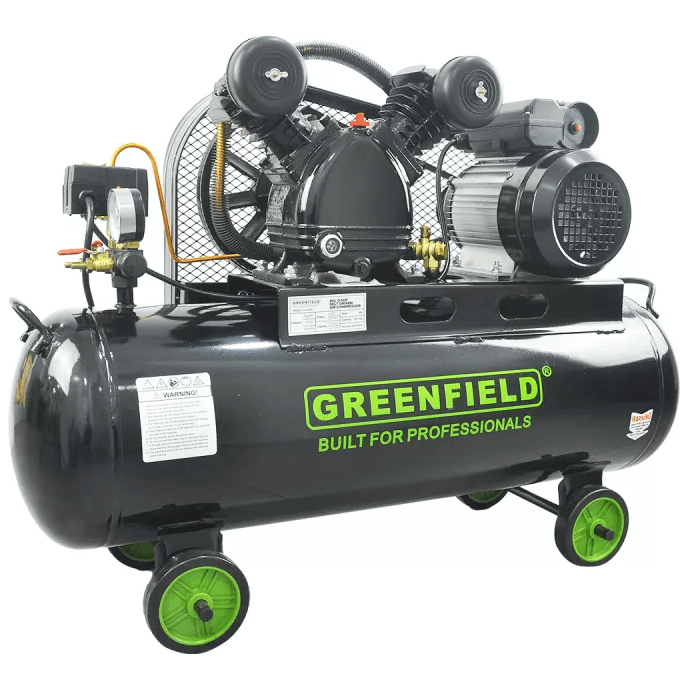 Greenfield GAC60-B 1/2 HP Belt Driven Air Compressor 60L 115psi - KHM Megatools Corp.