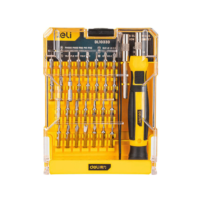 Deli EDL1033D Electronic Precision Screwdriver Set 33pcs