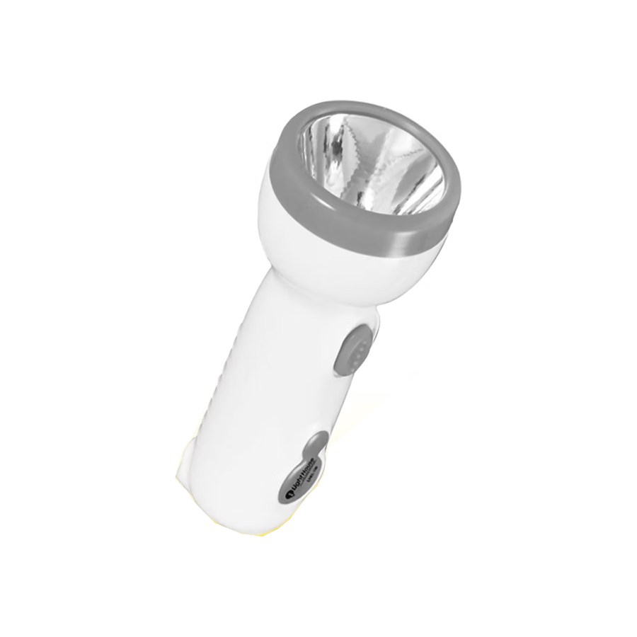 Lighthouse LHEL100 LED Rechargeable Emergency Torch Light (High & Low Beam)