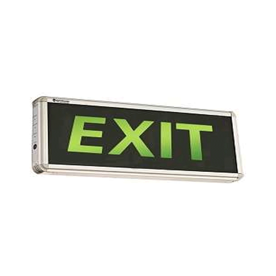 Lighthouse LED Emergency Exit Sign Glass Panel