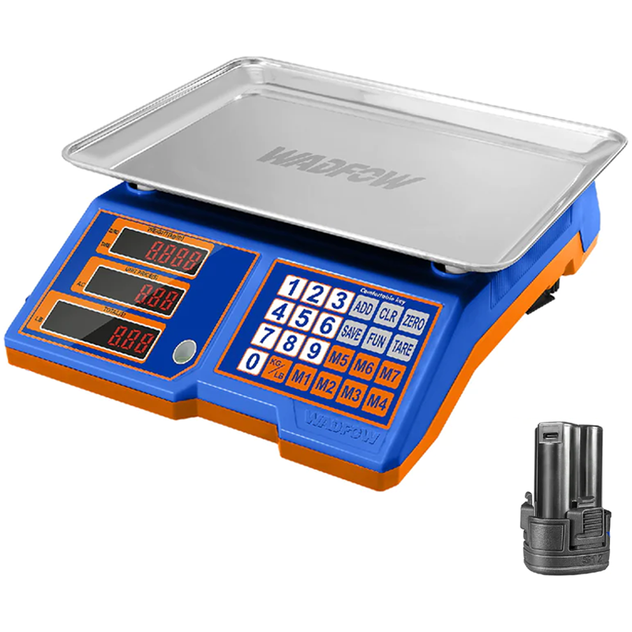 Wadfow WEC1301 Li-Ion Weighing Scale 30KG 12V – Goldpeak Tools PH