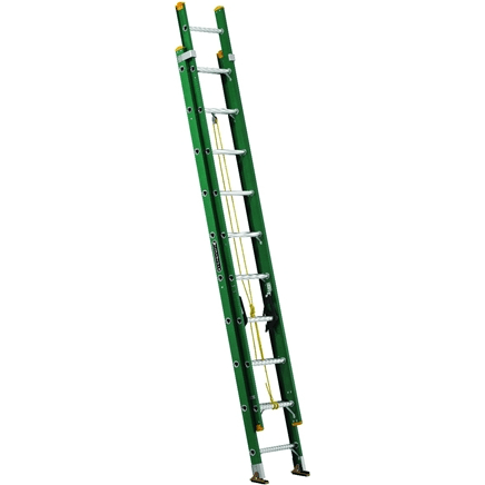 Louisville FE0600 Fiberglass Extension Ladder [GREEN] (225 lbs) - KHM Megatools Corp.