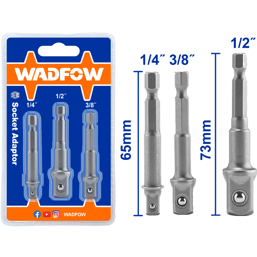 Wadfow WSV4K01 Socket Adaptor 3Pcs | Wadfow by KHM Megatools Corp.