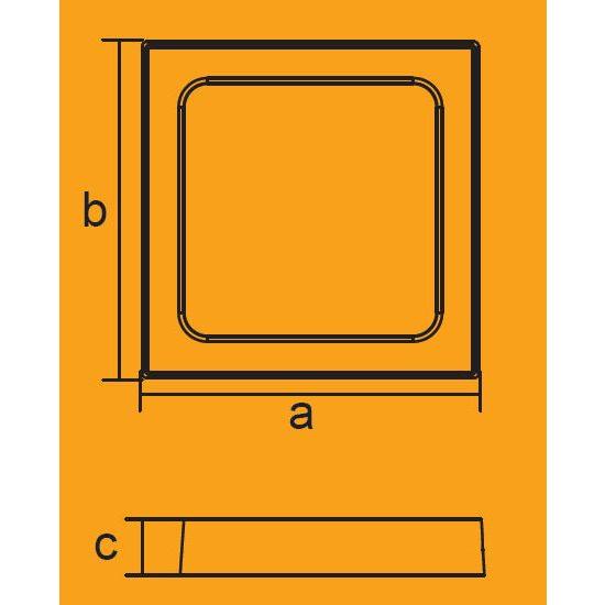 Firefly EDL1237 Functional LED Downlights 3-Color Surface (Square)