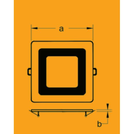 Firefly EDL1190 LED Downlights Dual-Lit Slim (Square)