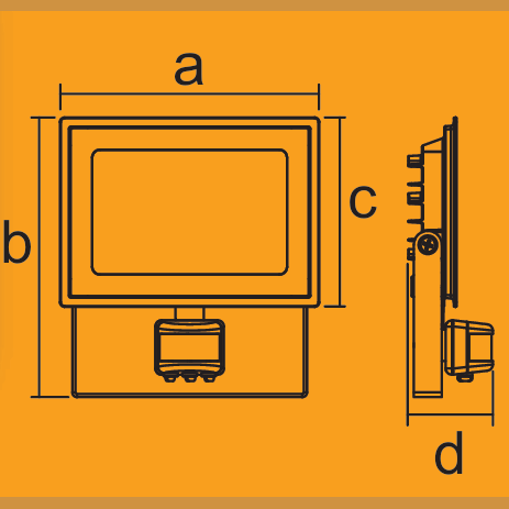 Firefly Solar LED Terra Floodlight with Sensor | Firefly by KHM Megatools Corp.