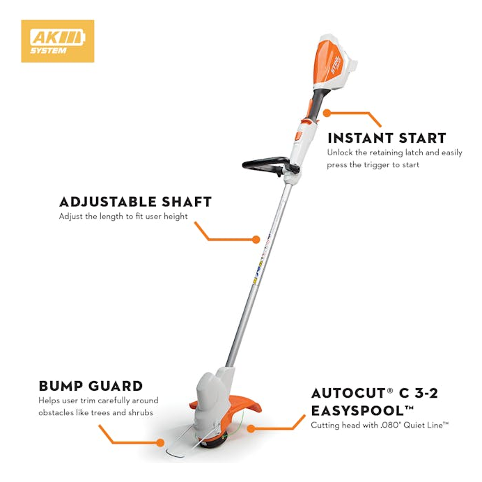 Stihl FSA 57 36V Cordless Grass Trimmer / Brush cutter [AK] (Kit)