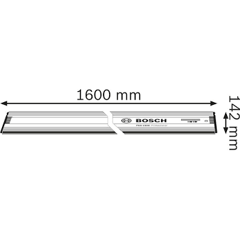 Bosch FSN 1600 Guide Rail - Goldpeak Tools PH Bosch