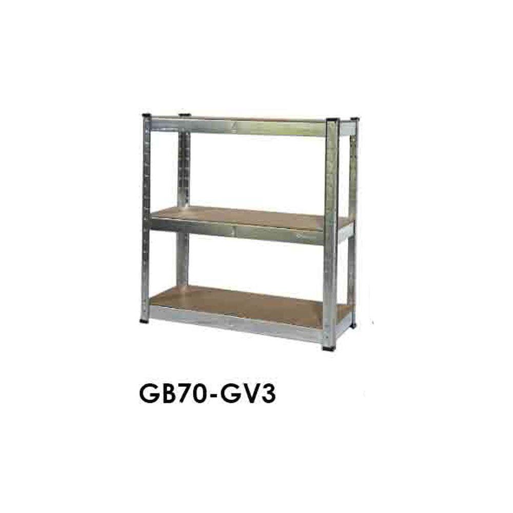 Galba GB70-3 Galvanized Storage Rack 3-Layers | Galba by KHM Megatools Corp.