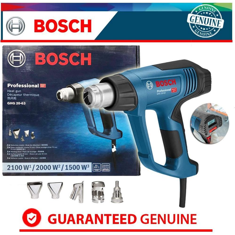 Bosch GHG 20-63 Heat Gun / Hot Air Gun (with Heat Control) - Goldpeak Tools PH Bosch